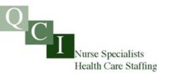 QCI Nurse Specialists Health Care Staffing